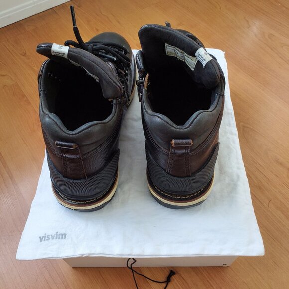 VGUC VISVIM SERRA VEGGIE Side Zip Mountain Boots – US 9 (Black) - Picture 5 of 13